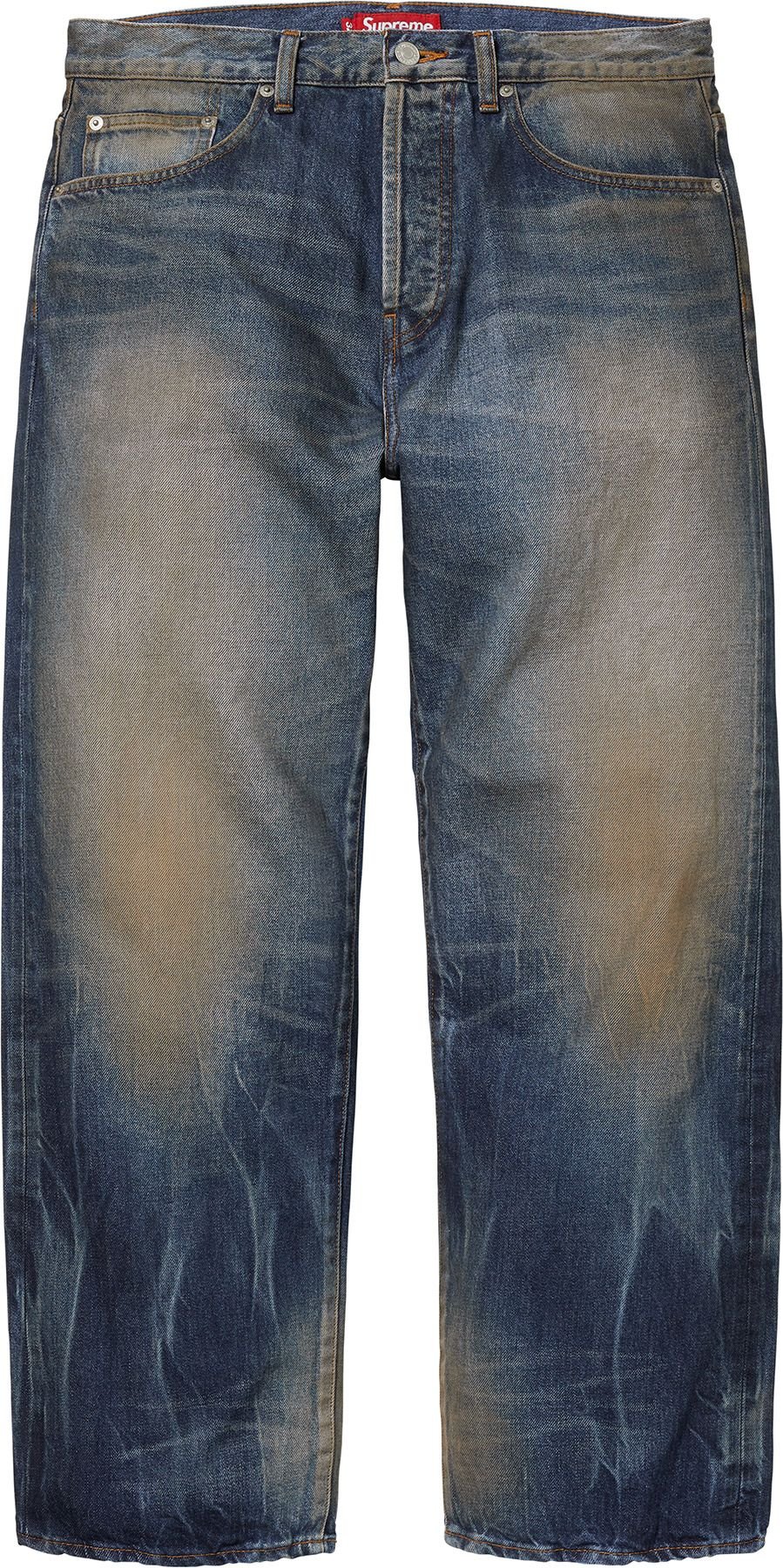 Distressed Loose Fit Selvedge Jean view 7